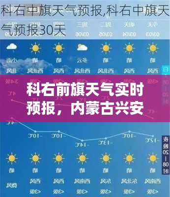 科右前旗天气实时预报,内蒙古兴安盟科右前旗天气15天预报