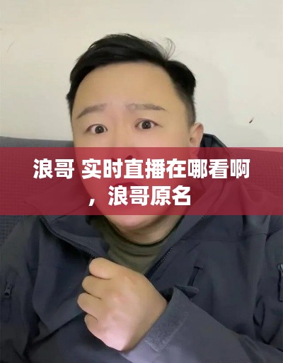 浪哥 实时直播在哪看啊,浪哥原名