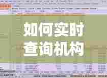 如何实时查询机构持仓,怎么看机构持仓情况