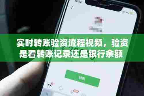 实时转账验资流程视频，验资是看转账记录还是银行余额 
