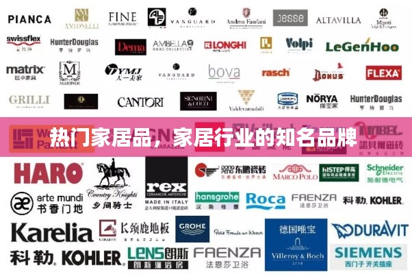 热门家居品,家居行业的知名品牌