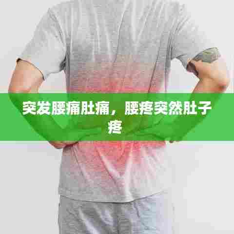 突发腰痛肚痛,腰疼突然肚子疼