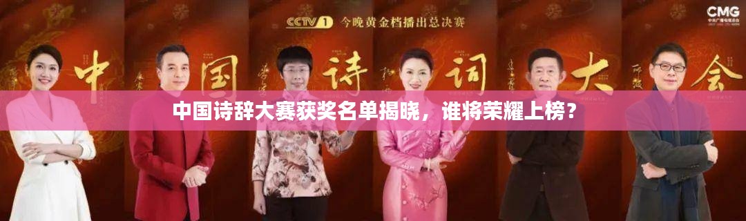 中国诗辞大赛获奖名单揭晓,谁将荣耀上榜?