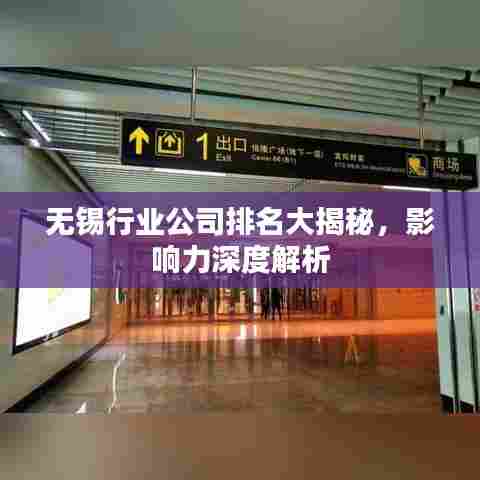 无锡行业公司排名大揭秘,影响力深度解析