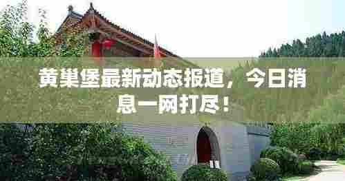 黄巢堡最新动态报道，今日消息一网打尽！