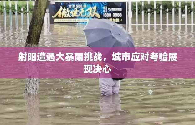 射阳遭遇大暴雨挑战，城市应对考验展现决心