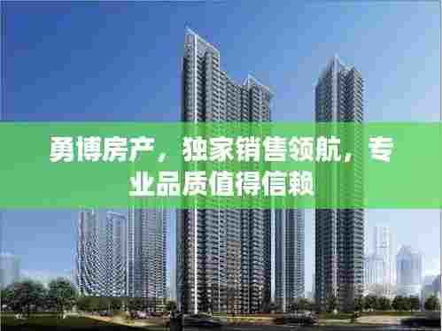 勇博房产，独家销售领航，专业品质值得信赖