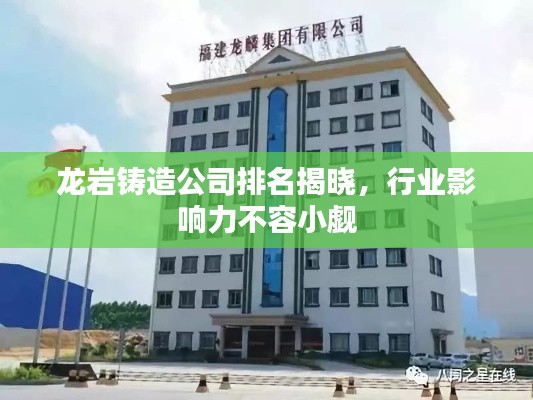龙岩铸造公司排名揭晓,行业影响力不容小觑