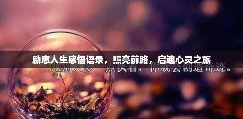 励志人生感悟语录,照亮前路,启迪心灵之旅