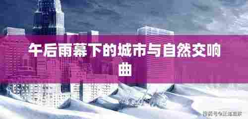 午后雨幕下的城市与自然交响曲