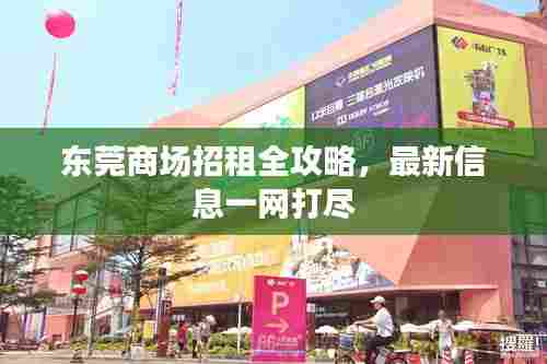 东莞商场招租全攻略,最新信息一网打尽
