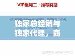 独家总经销与独家代理，商业模式的独特优势与力量