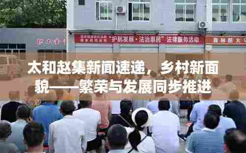 太和赵集新闻速递，乡村新面貌——繁荣与发展同步推进