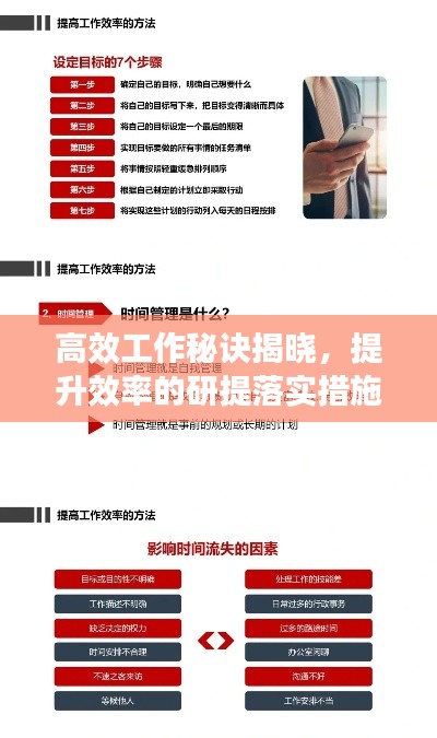 高效工作秘诀揭晓,提升效率的研提落实措施全解析