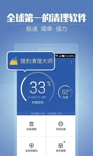 猎豹清理大师游戏版，高效、专业且富有社会责任的清理工具介绍